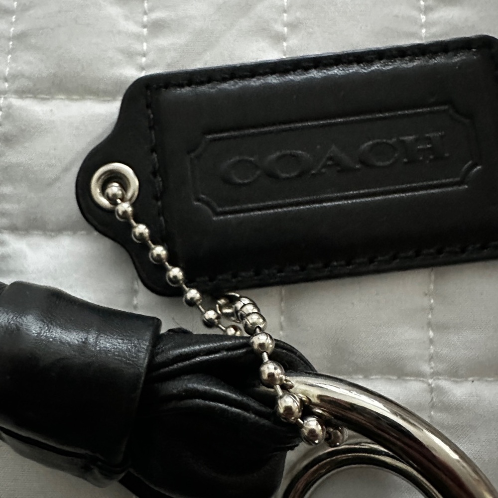 Black Leather Coach Bag - Picture 5 of 10